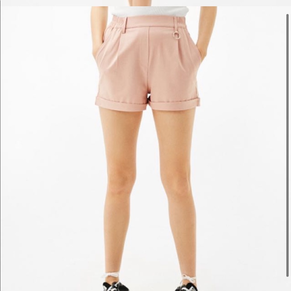 RARE vintage pink high waisted shorts